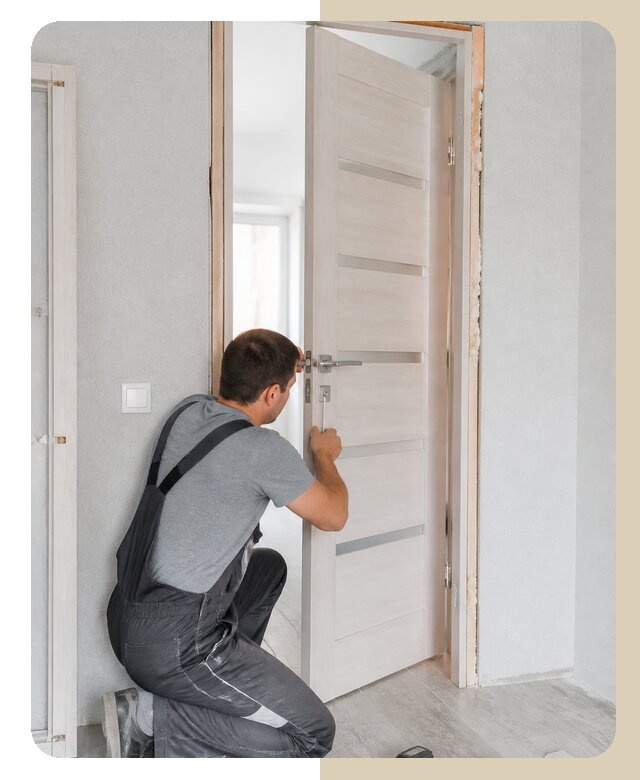 Переустановка межкомнатной двери в Новокуйбышевске от 3585 р. | Дверной